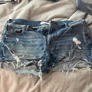 Loft cut off denim shorts